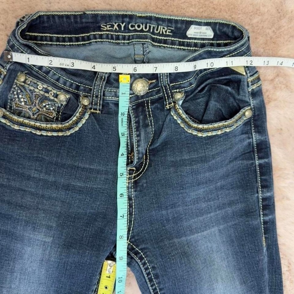 mid y2k embellished bootcut jeans by Sexy Couture - Picture 8 of 8